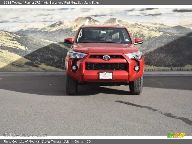 Barcelona Red Metallic / Sand Beige 2018 Toyota 4Runner SR5 4x4