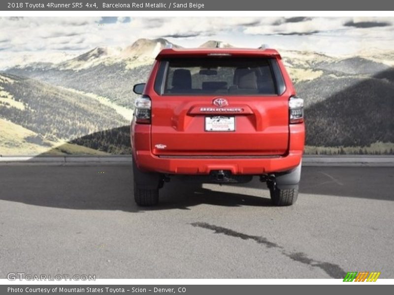 Barcelona Red Metallic / Sand Beige 2018 Toyota 4Runner SR5 4x4