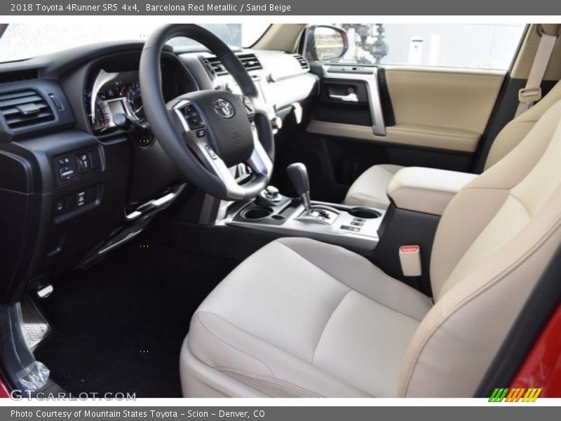Barcelona Red Metallic / Sand Beige 2018 Toyota 4Runner SR5 4x4