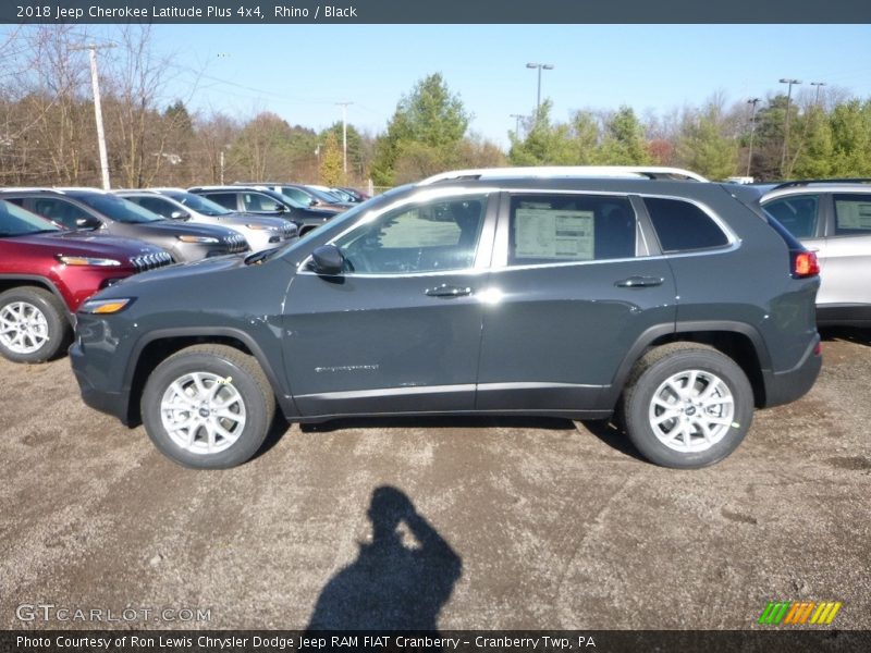 Rhino / Black 2018 Jeep Cherokee Latitude Plus 4x4