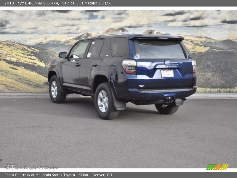 Nautical Blue Metallic / Black 2018 Toyota 4Runner SR5 4x4