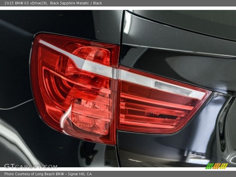 Black Sapphire Metallic / Black 2015 BMW X3 xDrive28i