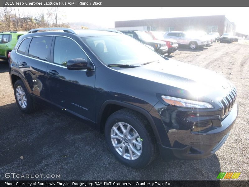 Rhino / Black 2018 Jeep Cherokee Latitude Plus 4x4