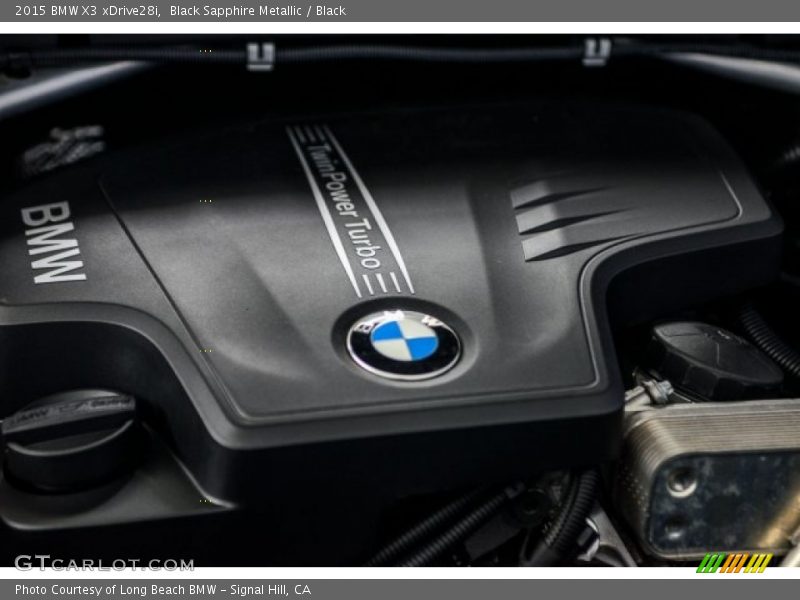 Black Sapphire Metallic / Black 2015 BMW X3 xDrive28i