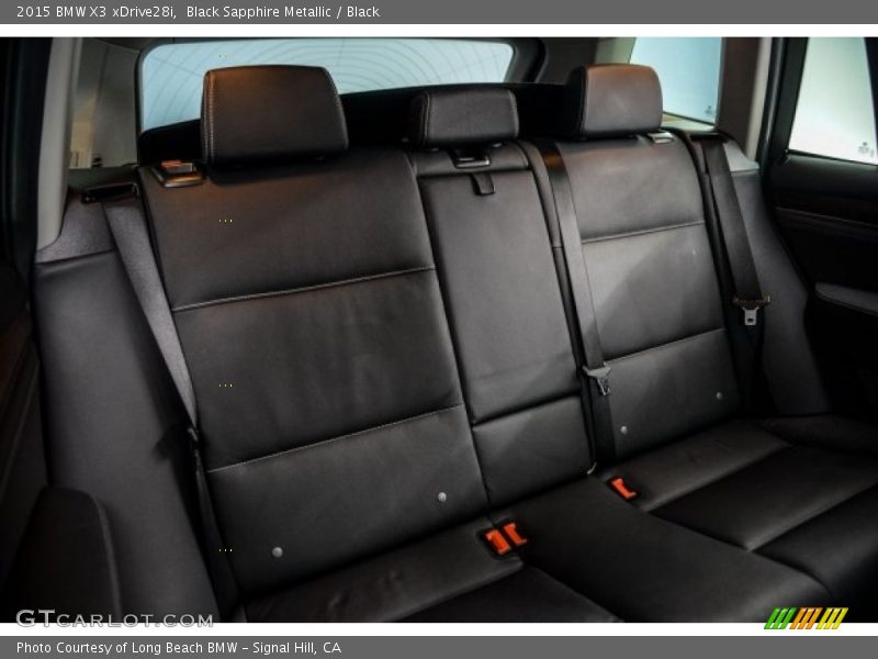 Black Sapphire Metallic / Black 2015 BMW X3 xDrive28i