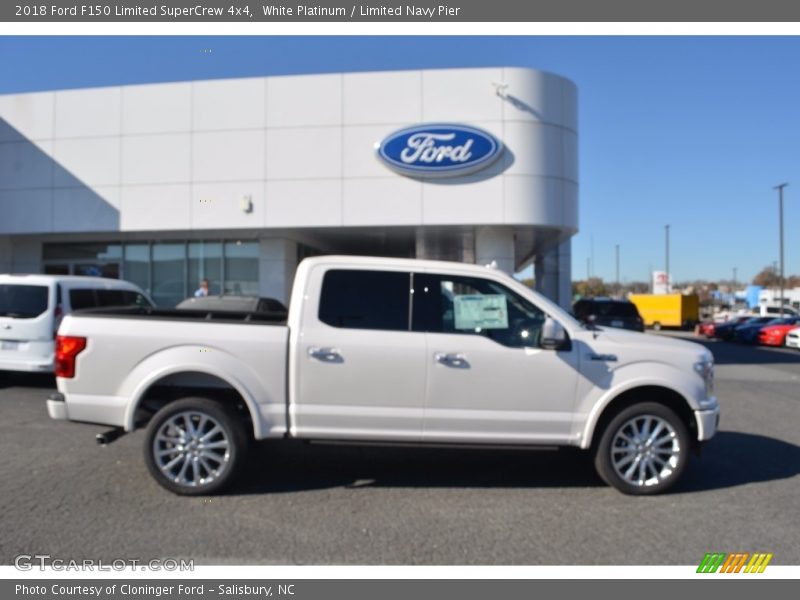 White Platinum / Limited Navy Pier 2018 Ford F150 Limited SuperCrew 4x4