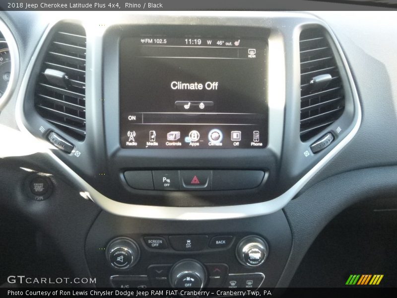 Rhino / Black 2018 Jeep Cherokee Latitude Plus 4x4