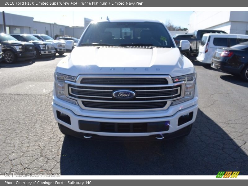 White Platinum / Limited Navy Pier 2018 Ford F150 Limited SuperCrew 4x4