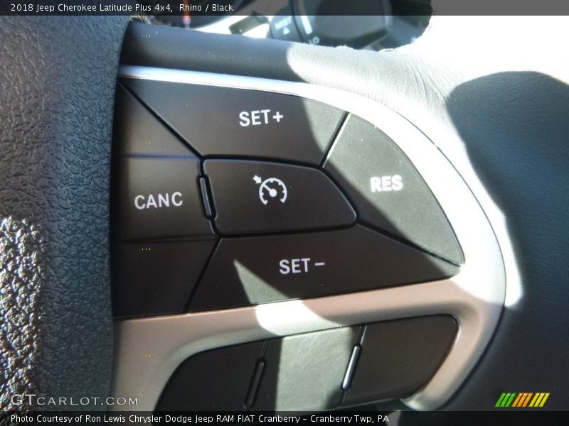 Rhino / Black 2018 Jeep Cherokee Latitude Plus 4x4