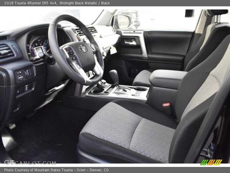Midnight Black Metallic / Black 2018 Toyota 4Runner SR5 4x4