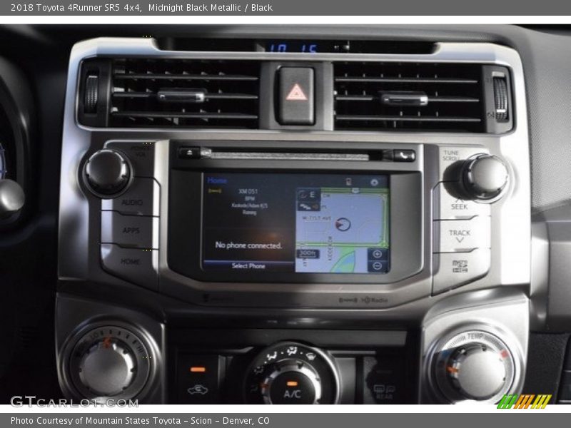 Midnight Black Metallic / Black 2018 Toyota 4Runner SR5 4x4
