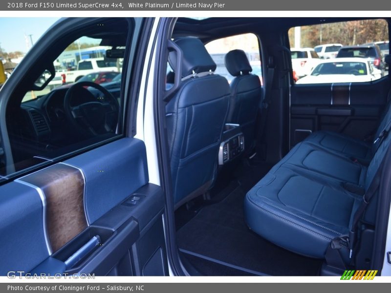 Rear Seat of 2018 F150 Limited SuperCrew 4x4