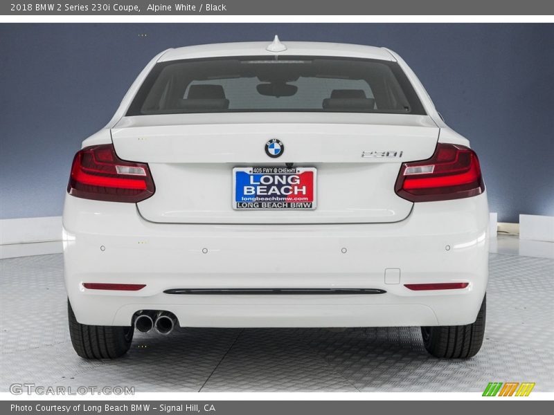 Alpine White / Black 2018 BMW 2 Series 230i Coupe