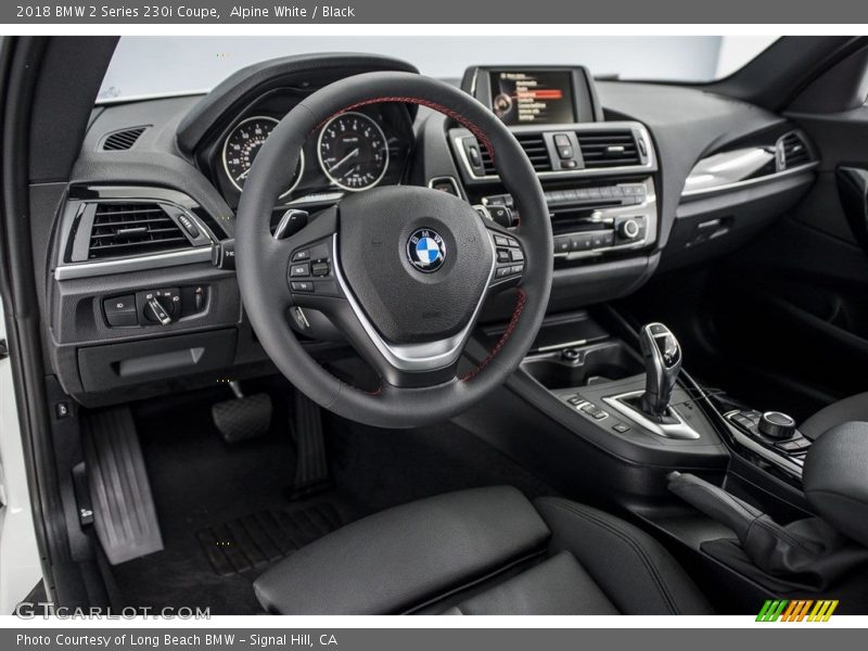 Alpine White / Black 2018 BMW 2 Series 230i Coupe