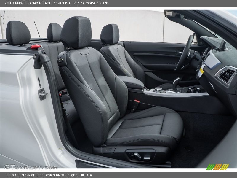 Alpine White / Black 2018 BMW 2 Series M240i Convertible