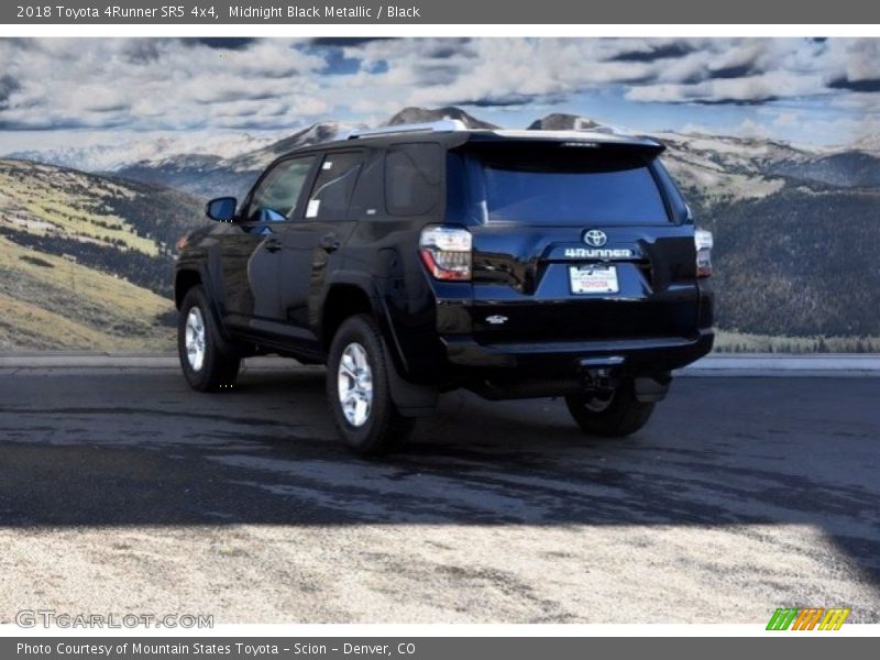 Midnight Black Metallic / Black 2018 Toyota 4Runner SR5 4x4