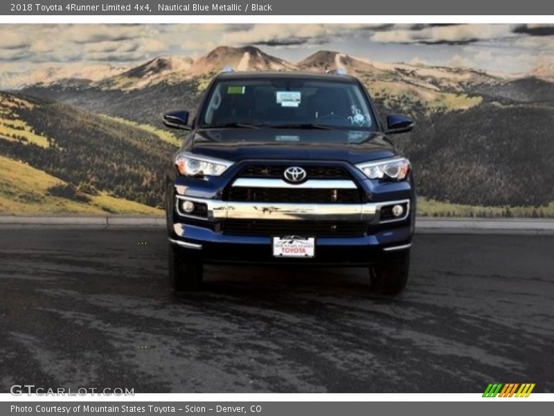 Nautical Blue Metallic / Black 2018 Toyota 4Runner Limited 4x4