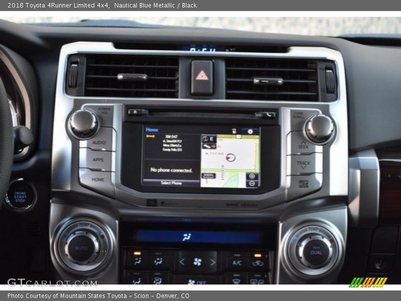 Nautical Blue Metallic / Black 2018 Toyota 4Runner Limited 4x4