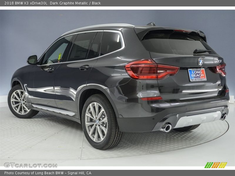Dark Graphite Metallic / Black 2018 BMW X3 xDrive30i