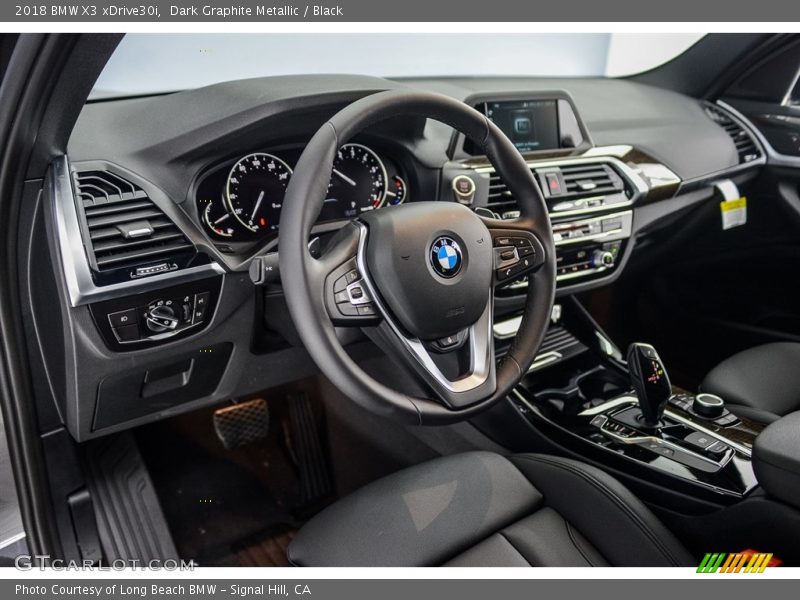 Dark Graphite Metallic / Black 2018 BMW X3 xDrive30i