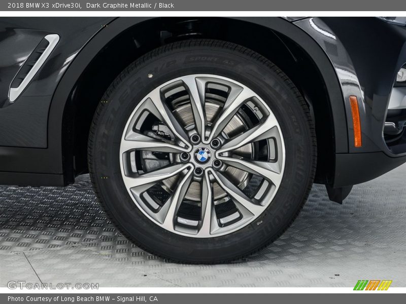 Dark Graphite Metallic / Black 2018 BMW X3 xDrive30i
