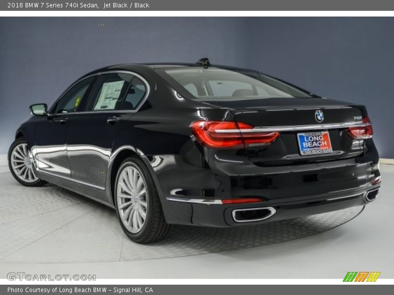 Jet Black / Black 2018 BMW 7 Series 740i Sedan