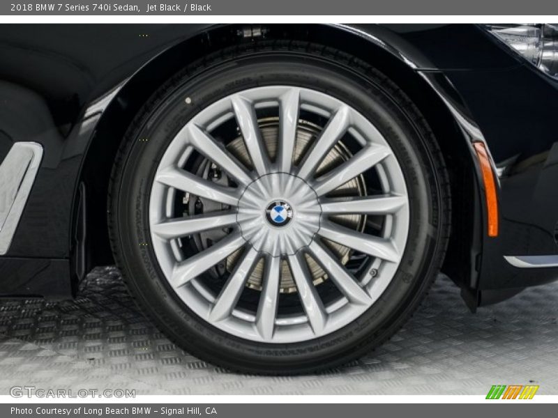 Jet Black / Black 2018 BMW 7 Series 740i Sedan