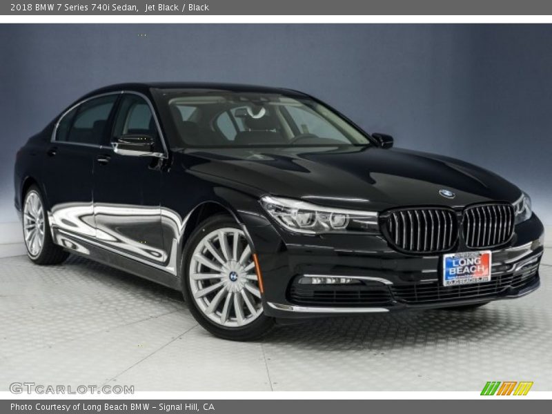 Jet Black / Black 2018 BMW 7 Series 740i Sedan