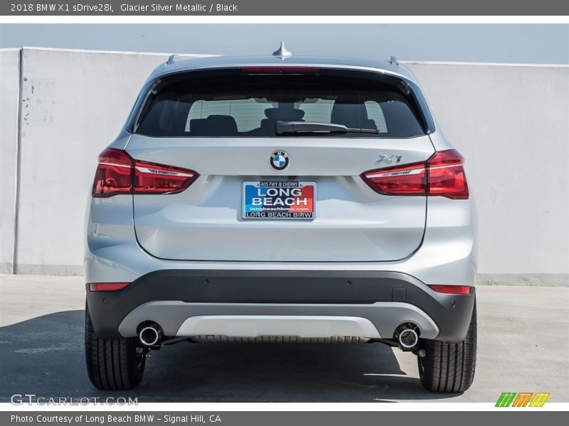 Glacier Silver Metallic / Black 2018 BMW X1 sDrive28i