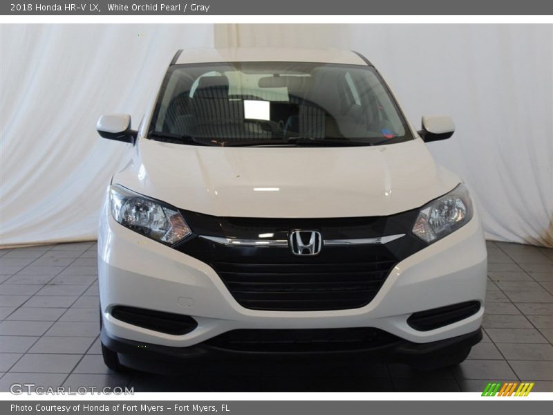 White Orchid Pearl / Gray 2018 Honda HR-V LX
