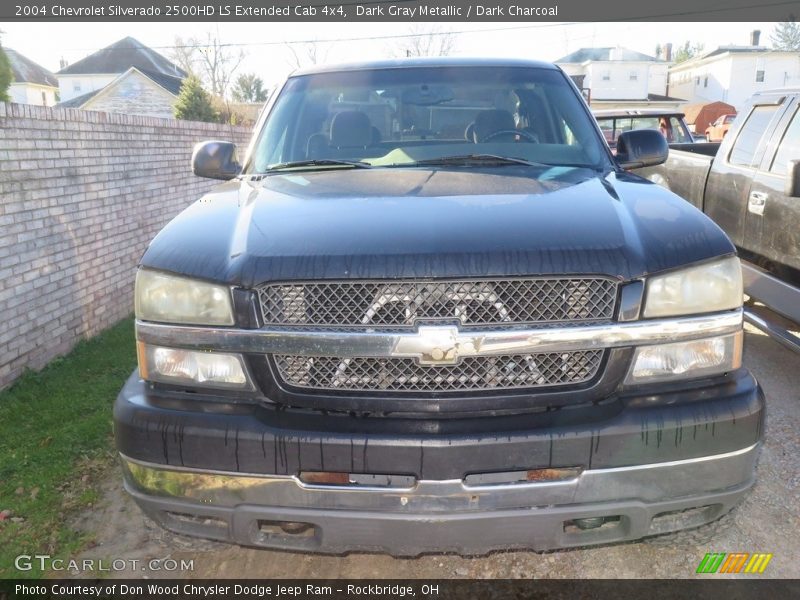 Dark Gray Metallic / Dark Charcoal 2004 Chevrolet Silverado 2500HD LS Extended Cab 4x4