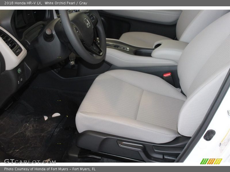 White Orchid Pearl / Gray 2018 Honda HR-V LX
