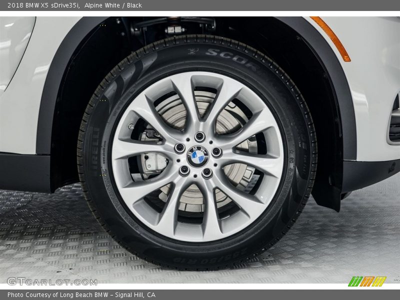 Alpine White / Black 2018 BMW X5 sDrive35i
