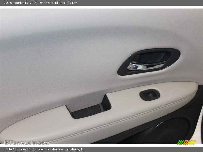 White Orchid Pearl / Gray 2018 Honda HR-V LX