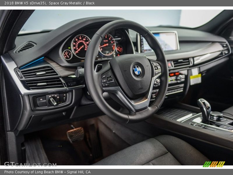 Space Gray Metallic / Black 2018 BMW X5 sDrive35i