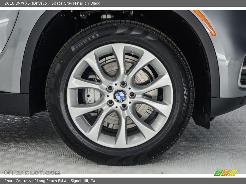 Space Gray Metallic / Black 2018 BMW X5 sDrive35i