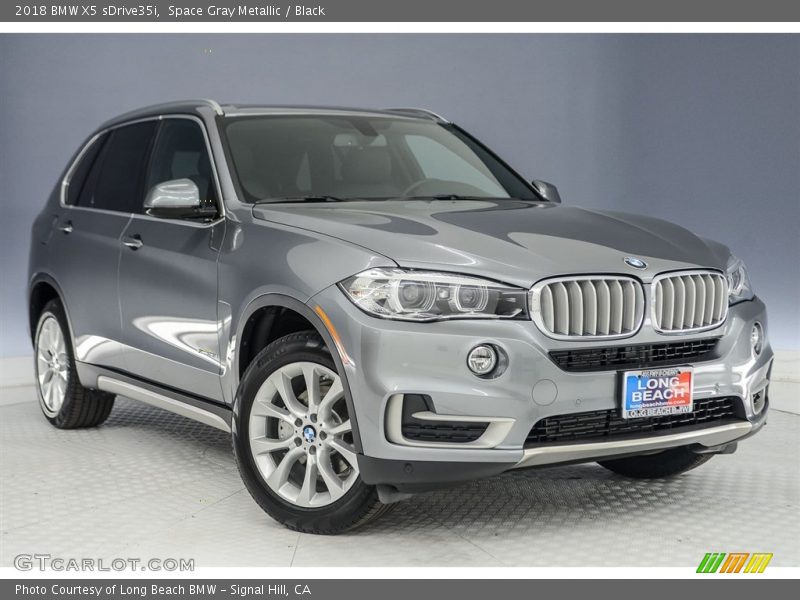 Space Gray Metallic / Black 2018 BMW X5 sDrive35i