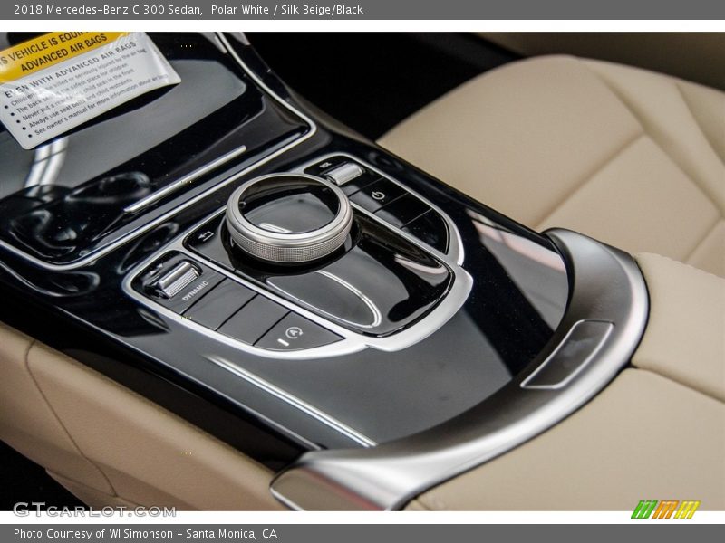 Polar White / Silk Beige/Black 2018 Mercedes-Benz C 300 Sedan