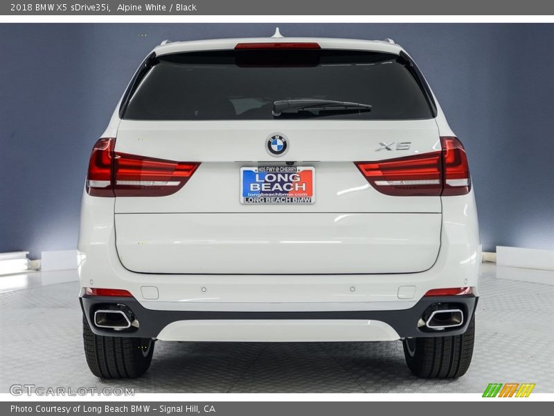 Alpine White / Black 2018 BMW X5 sDrive35i