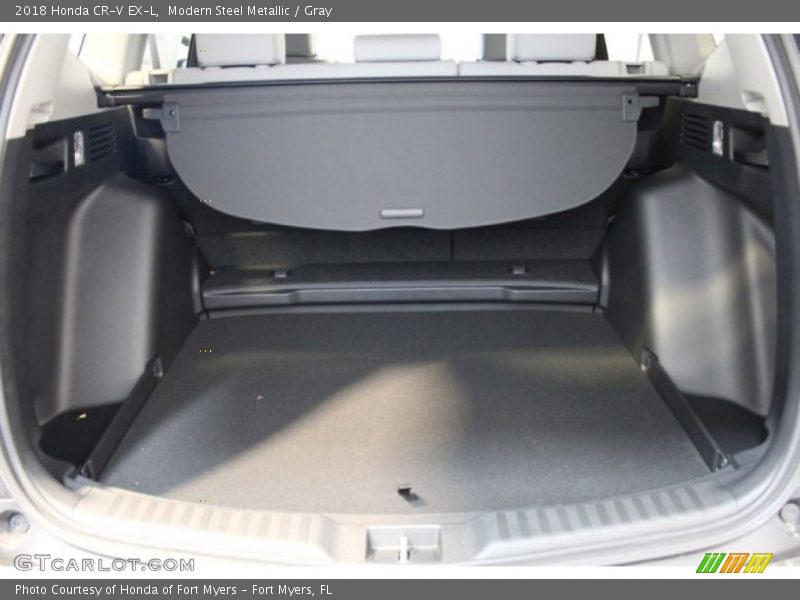 Modern Steel Metallic / Gray 2018 Honda CR-V EX-L