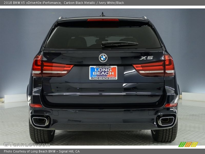 Carbon Black Metallic / Ivory White/Black 2018 BMW X5 xDrive40e iPerfomance