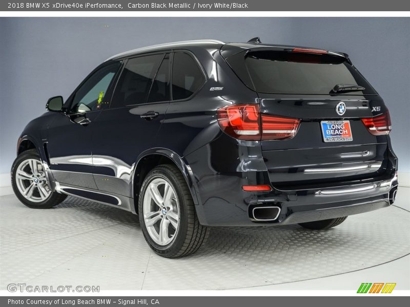 Carbon Black Metallic / Ivory White/Black 2018 BMW X5 xDrive40e iPerfomance