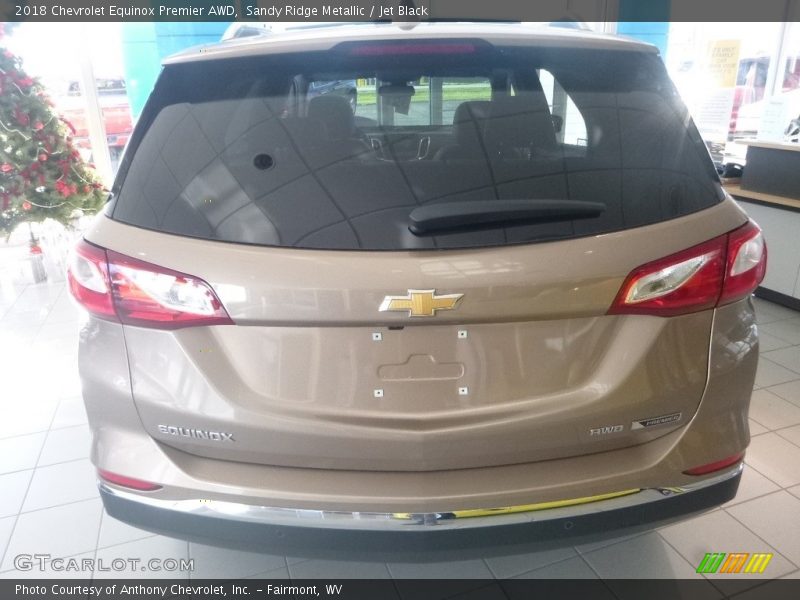 Sandy Ridge Metallic / Jet Black 2018 Chevrolet Equinox Premier AWD