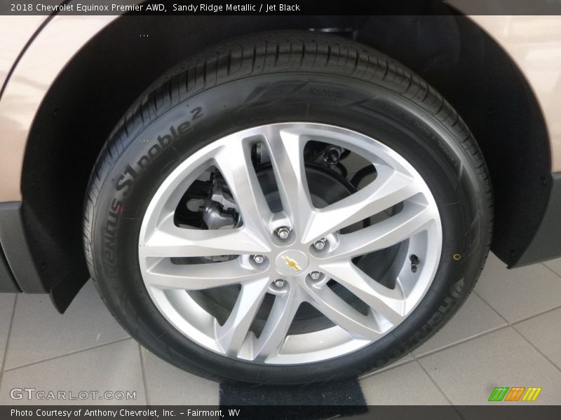 Sandy Ridge Metallic / Jet Black 2018 Chevrolet Equinox Premier AWD