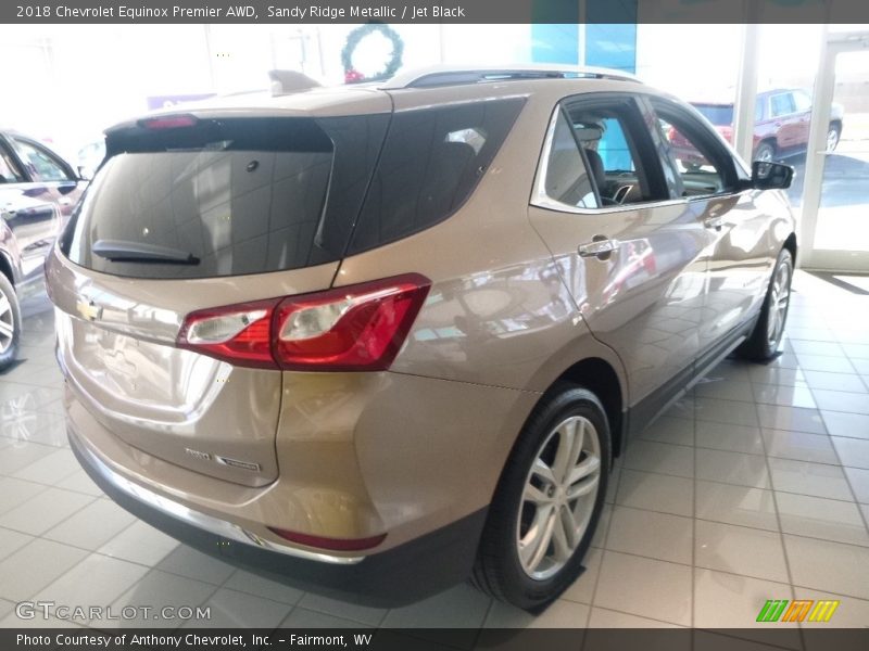 Sandy Ridge Metallic / Jet Black 2018 Chevrolet Equinox Premier AWD