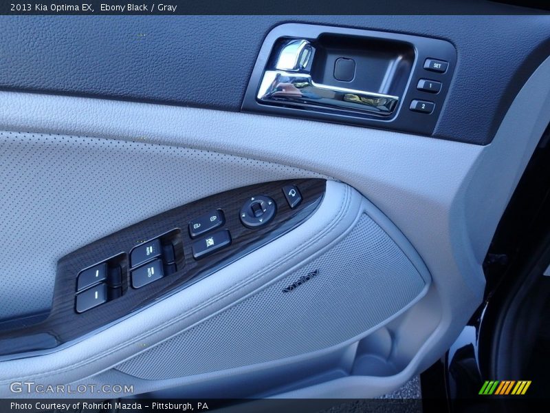 Ebony Black / Gray 2013 Kia Optima EX