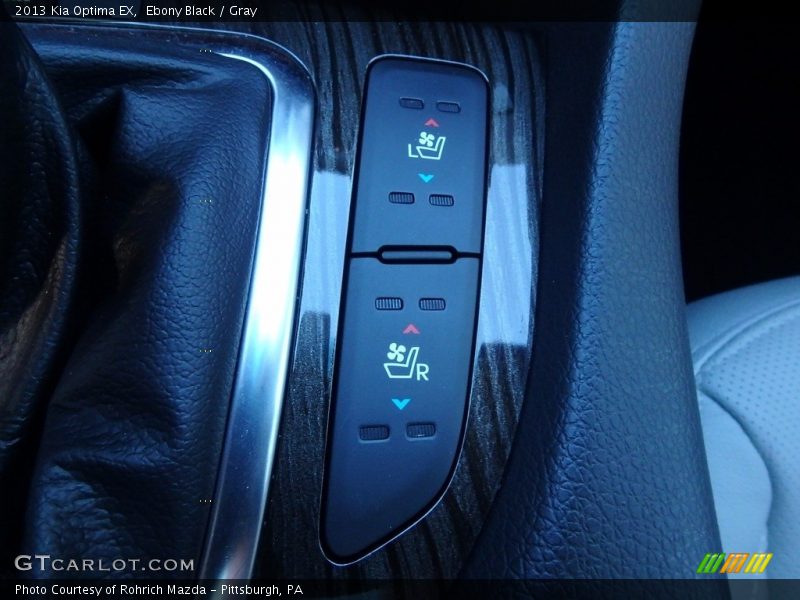 Ebony Black / Gray 2013 Kia Optima EX