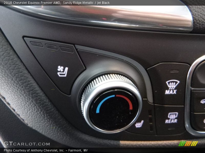Sandy Ridge Metallic / Jet Black 2018 Chevrolet Equinox Premier AWD