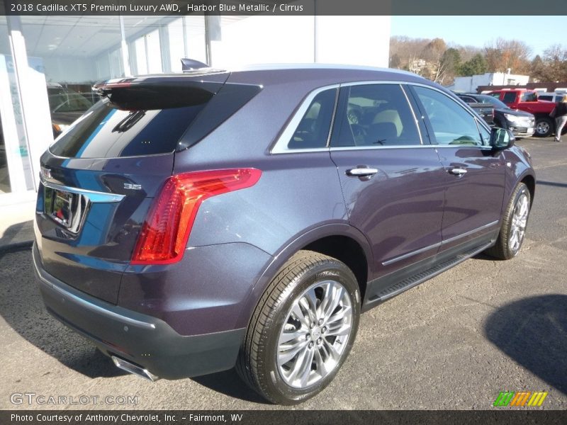 Harbor Blue Metallic / Cirrus 2018 Cadillac XT5 Premium Luxury AWD