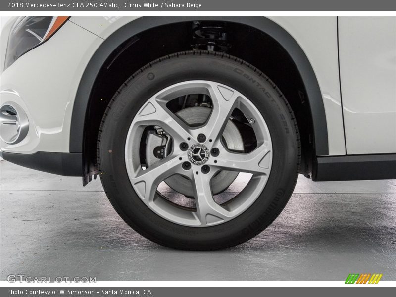 Cirrus White / Sahara Beige 2018 Mercedes-Benz GLA 250 4Matic